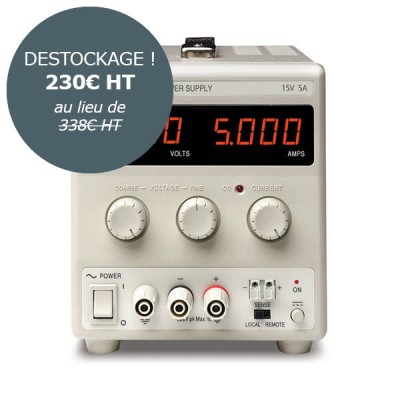 EL155R-DESTOCK-549492 — Alimentation de laboratoire variable