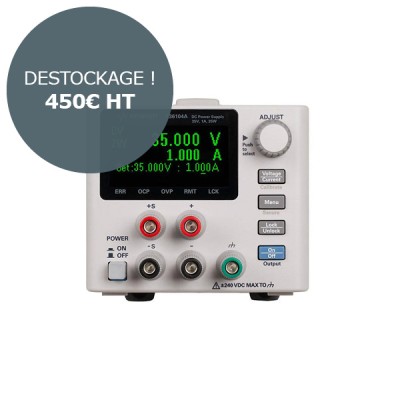 E36104A-DESTOCK-MY59056872 — Alimentation programmable DC