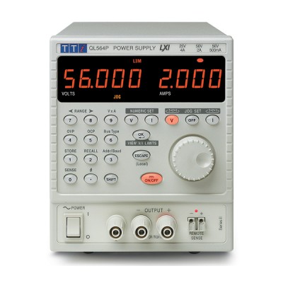 QL564P — Alimentation de labo simple 112 W + RS232/USB/LAN